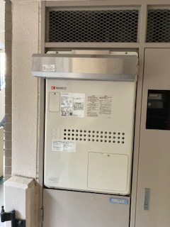 東京都板橋区 Ｓ様 都市ガス ノーリツ給湯器 GTH-2444AWX3H-1 BL 24号フルオート給湯暖房給湯器 交換工事 交換後