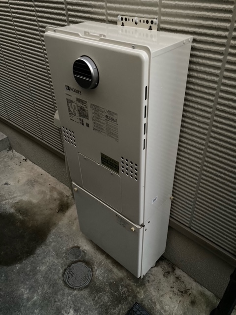 愛知県名古屋市瑞穂区 Ｙ様 都市ガス ノーリツエコジョーズ 	GTH-C2460AW3H BL 24号（フルオート）給湯暖房給湯器 交換工事 交換後