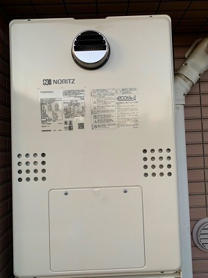 東京都新宿区 Ｈ様 都市ガス ノーリツエコジョーズ 	GTH-C2460AW3H BL 24号（フルオート）給湯暖房給湯器 交換工事 交換後