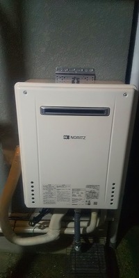 大阪府箕面市 M様 都市ガス ノーリツ給湯器 GT-2460SAWX-1 BL 24号オート追焚付給湯器 交換工事 交換後