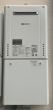 神奈川県横浜市鶴見区 O様 都市ガス ノーリツ給湯器 GT-2060SAWX-1 BL 20号オート追焚付給湯器 交換工事 交換後