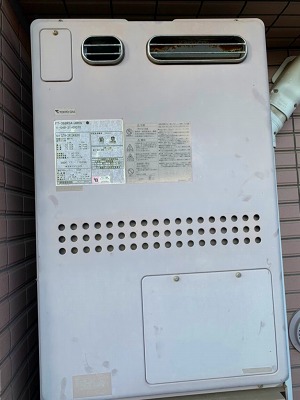 東京都新宿区 Ｈ様 都市ガス ノーリツエコジョーズ 	GTH-C2460AW3H BL 24号（フルオート）給湯暖房給湯器 交換工事 交換前