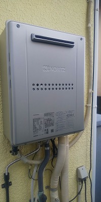 兵庫県神戸市須磨区 Ｍ様 都市ガス ノーリツエコジョーズ GTH-C2459AWD BL 24号フルオート給湯暖房給湯器 交換工事 交換後
