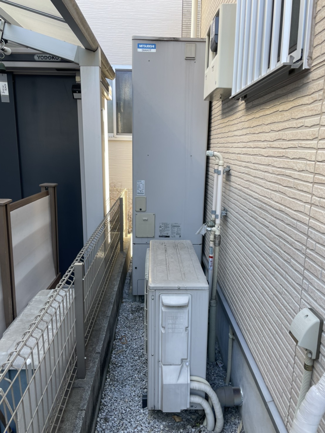 埼玉県志木市 Ｗ様 三菱電機エコキュート SRT-S465U 460L角型フルオート 交換工事 交換前