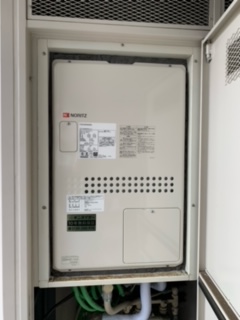 千葉県千葉市美浜区 Ｙ様 都市ガス ノーリツ給湯器 GTH-2444AWX3H-H-1 BL 24号フルオート給湯暖房給湯器 交換工事 交換後