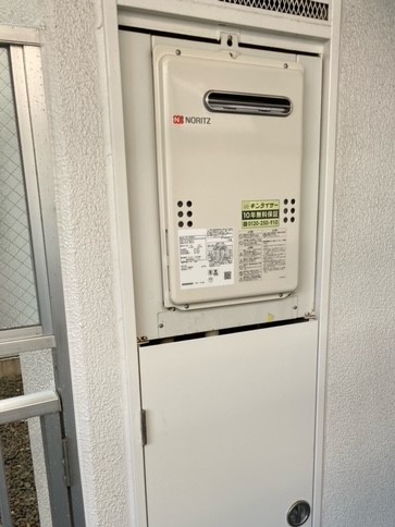 福岡県福岡市南区 Ｔ様 都市ガス ノーリツ給湯器 GQ-2039WS-1 20号オートストップ給湯専用給湯器 交換工事 交換後