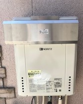 兵庫県尼崎市 Y様 都市ガス ノーリツ給湯器 GT-2460SAWX-1 BL 24号オート追焚付給湯器 交換工事 交換後