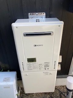 愛知県名古屋市千種区 Ｎ様 都市ガス ノーリツ給湯器 GT-2060SAWX-1 BL 20号オート追焚付給湯器 交換工事 交換後