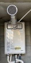 兵庫県神戸市灘区 Ｉ様 都市ガス リンナイ給湯器 RUJ-A1610T-L 16号高温水供給式給湯器 交換工事 交換後