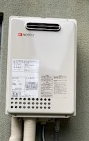 東京都小平市 K様 LPガスノーリツ給湯器 GQ-1637WX 16号オートストップ給湯専用給湯器 交換工事 交換後