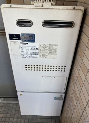 大阪府豊中市 F様 都市ガス ノーリツエコジョーズ 	GTH-C2460AW3H BL 24号（フルオート）給湯暖房給湯器 交換工事 交換前