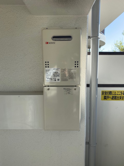 兵庫県神戸市西区 M様 都市ガス ノーリツ給湯器 GQ-1639WS-1 BL 16号オートストップ給湯専用給湯器 交換工事 交換後