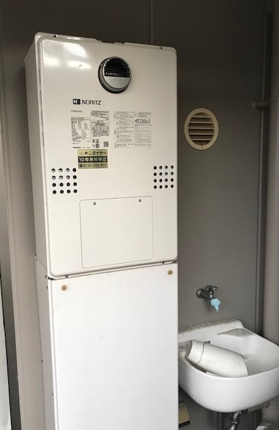兵庫県神戸市東灘区 S様 都市ガス ノーリツエコジョーズ 	GTH-C2460AW3H BL 24号（フルオート）給湯暖房給湯器 交換工事 交換後
