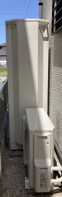 福岡県福岡市東区 Ｋ様 日立エコキュート BHP-F46SU 460L角型フルオート 交換工事 交換後