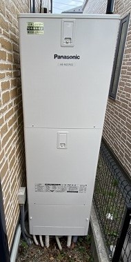 東京都葛飾区 U様 パナソニックエコキュート HE-NS37KQS 370L角型フルオート 交換工事 交換後