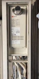 奈良県奈良市 W様 都市ガス ノーリツ給湯器 GQ-1628AWX-T-DX BL 16号高温水供給式給湯器 交換工事 交換後