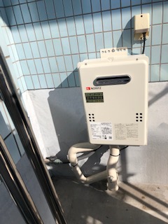 兵庫県高砂市 K様 都市ガス ノーリツ給湯器 GQ-1639WS-1 BL 16号オートストップ給湯専用給湯器 交換工事 交換後