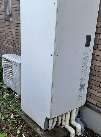 神奈川県横浜市港南区 K様 三菱電機エコキュート SRT-S465U 460L角型フルオート 交換工事 交換前