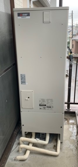 神奈川県横浜市旭区 M様 三菱電機エコキュート SRT-C375 370L角型エコオート 交換工事 交換後