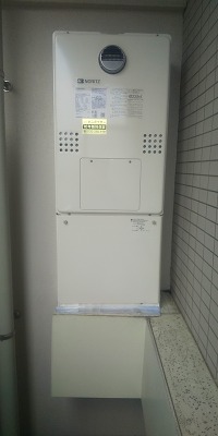 兵庫県神戸市須磨区 I様 都市ガス ノーリツエコジョーズ GTH-CP2460AW3H BL 24号スタンダード（フルオート）給湯暖房給湯器 交換工事 交換後