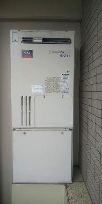 兵庫県神戸市須磨区 I様 都市ガス ノーリツエコジョーズ GTH-CP2460AW3H BL 24号スタンダード（フルオート）給湯暖房給湯器 交換工事 交換前
