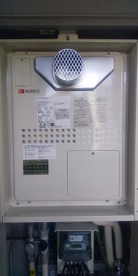 大阪府大阪市西淀川区 W様 ノーリツ給湯器 GTH-2445SAWX3H-T-1 BL 24号オート給湯暖房給湯器 交換工事 交換後