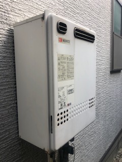 和歌山県和歌山市 T様 LPガス ノーリツ給湯器 GT-2460SAWX-1 BL LPG 24号オート追焚付給湯器 交換工事 交換前