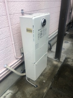大阪府東大阪市 K様 都市ガス ノーリツエコジョーズ GTH-C2460AW3H BL 12A13A 24号スタンダード（フルオート）給湯暖房給湯器（エコジョーズ） 交換工事 交換後
