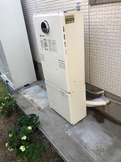 奈良県奈良市 Y様 都市ガス ノーリツエコジョーズ GTH-C2461AW6H BL 12A13A 24号スタンダード（フルオート）給湯暖房給湯器（エコジョーズ） 交換工事 交換後