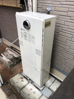 和歌山県和歌山市 N様 都市ガス ノーリツエコジョーズ 	GTH-C2460AW3H BL 12A13A 24号スタンダード（フルオート）給湯暖房給湯器（エコジョーズ） 交換工事 交換後