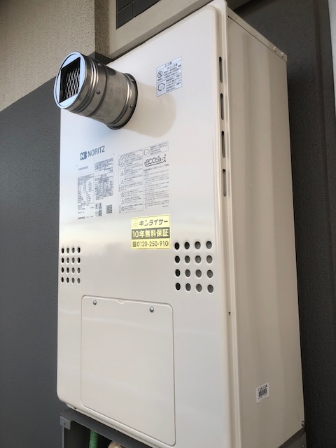 東京都豊島区 H様 都市ガス ノーリツエコジョーズ GTH-C2460SAW3H-T BL 12A13A 24号シンプル（オート）給湯暖房給湯器（エコジョーズ） 交換工事 交換後