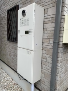千葉県柏市 N様 都市ガス ノーリツエコジョーズ GTH-C2460SAW3H BL 12A13A 24号シンプル（オート）給湯暖房給湯器（エコジョーズ） 交換工事 交換後