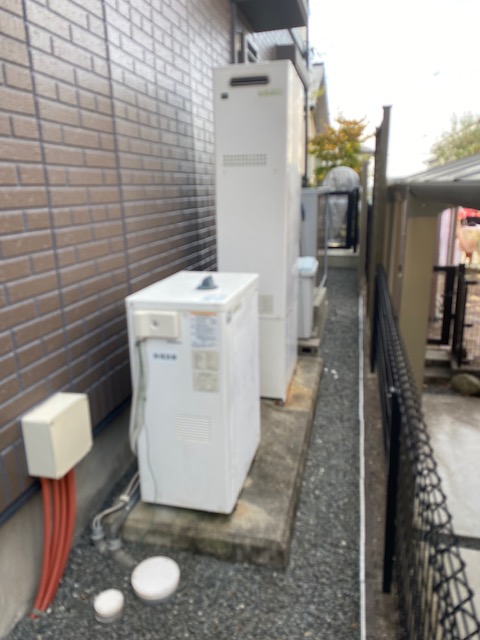 大阪府茨木市 M様 都市ガス ノーリツエコジョーズ GTH-C2460AW3H BL 12A13A 24号スタンダード（フルオート）給湯暖房給湯器（エコジョーズ） 交換工事 交換後