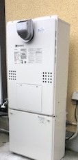 大阪府枚方市 K様 都市ガス ノーリツエコジョーズ GTH-C2461AW6H-1 BL  24号スタンダード（フルオート）給湯暖房給湯器（エコジョーズ） 交換工事 交換後