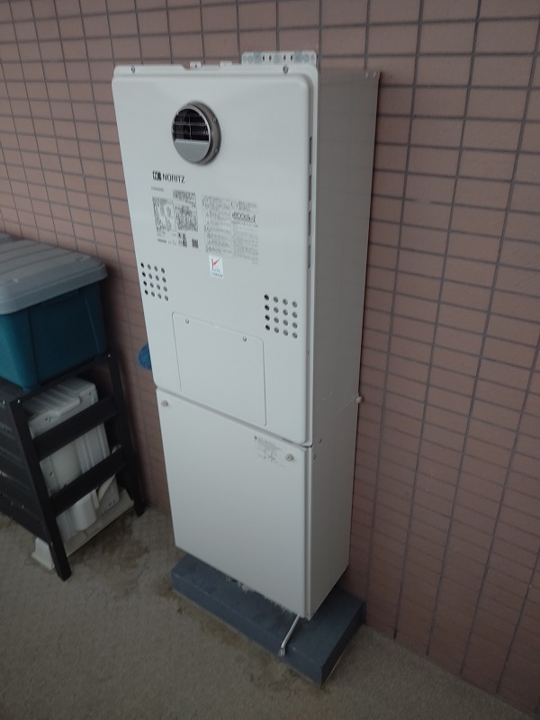 東京都杉並区 A様 都市ガス ノーリツエコジョーズ 	GTH-C2460AW3H-1 BL 24号（フルオート）給湯暖房給湯器 交換工事 交換後