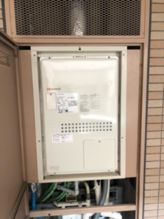 東京都武蔵野市 M様 都市ガス ノーリツ給湯器 GTH-2444AWX3H-H-1 BL 24号フルオート給湯暖房給湯器 交換工事 交換後