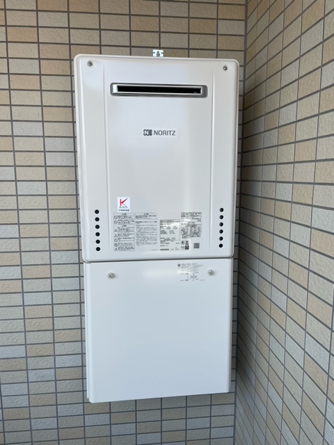 神奈川県横浜市栄区 K様 都市ガス ノーリツ給湯器 GT-2460SAWX-2 BL 24号オート追焚付給湯器 交換工事 交換後