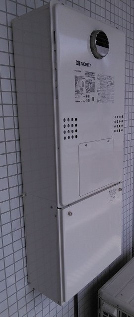 神奈川県横浜市神奈川区 W様 都市ガス ノーリツエコジョーズ 	GTH-C2460AW3H-1 BL 24号（フルオート）給湯暖房給湯器 交換工事 交換後