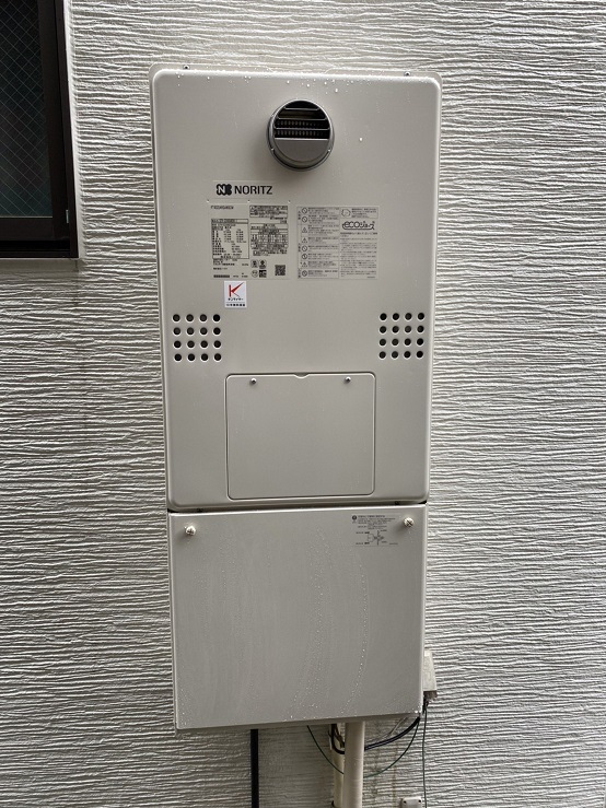 神奈川県相模原市中央区 O様 都市ガス ノーリツエコジョーズ 	GTH-C2460AW3H-1 BL 24号（フルオート）給湯暖房給湯器 交換工事 交換後