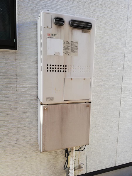 神奈川県相模原市中央区 O様 都市ガス ノーリツエコジョーズ 	GTH-C2460AW3H-1 BL 24号（フルオート）給湯暖房給湯器 交換工事 交換前