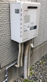 兵庫県宝塚市 T様 都市ガス ノーリツ給湯器 GT-1660SAWX-2 BL 20A 16号オート追焚付給湯器 交換工事 交換前