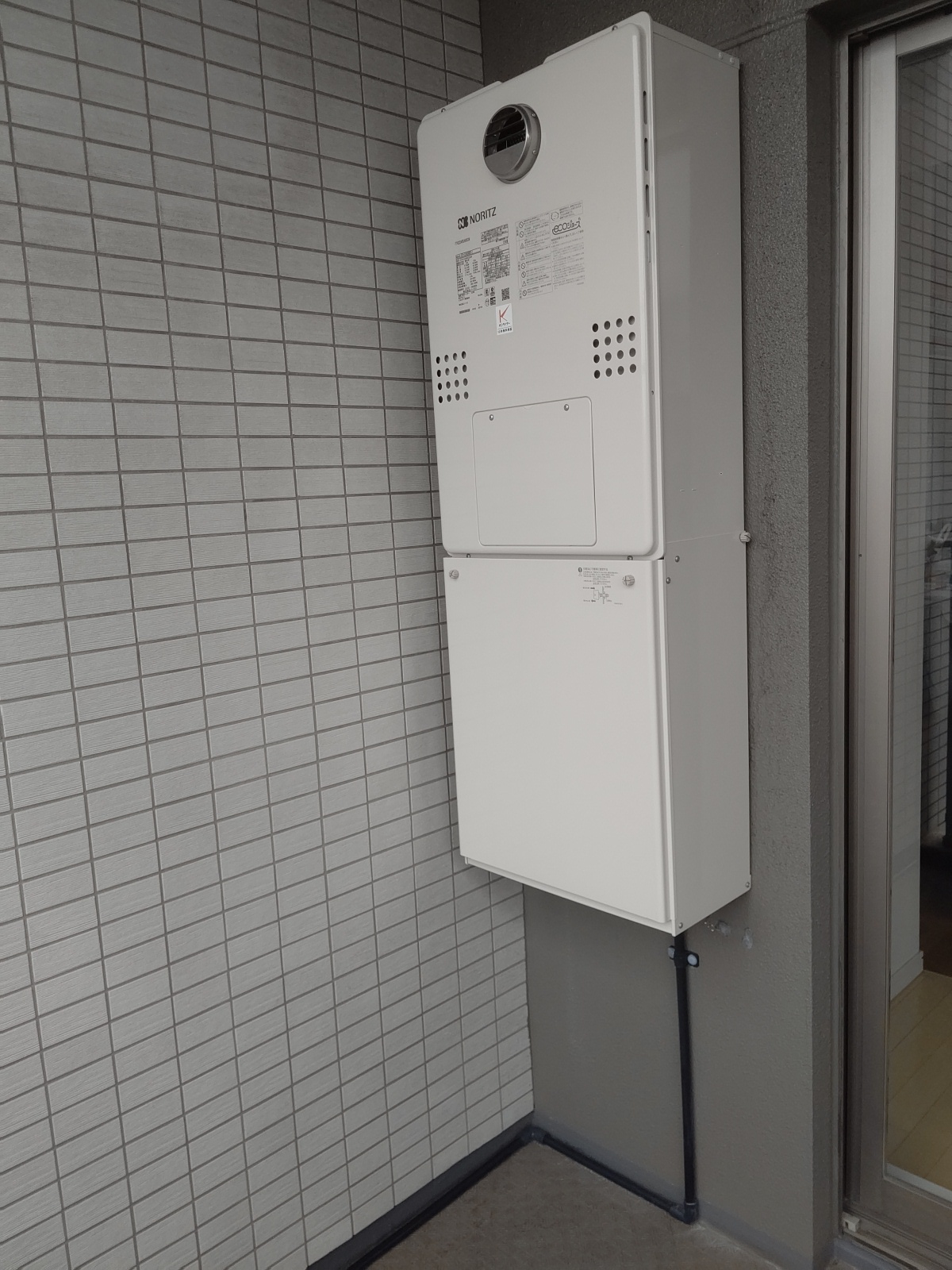 東京都大田区 T様 都市ガス ノーリツエコジョーズ GTH-C2460AW3H-1 BL 24号（フルオート）給湯暖房給湯器 交換工事 交換後
