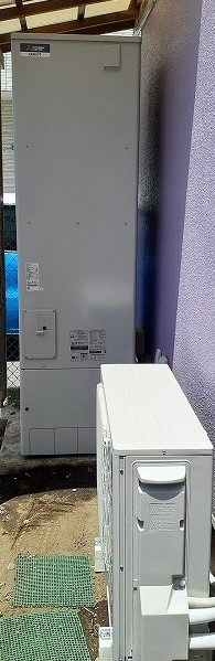 神奈川県川崎市川崎区 K様 三菱電機エコキュート SRT-S465A 460L角型フルオート 交換工事 交換後