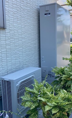 神奈川県横浜市泉区 T様 三菱電機エコキュート SRT-W435Z 430L薄型フルオート 交換工事 交換後