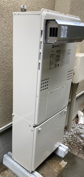 東京都西東京市 N様 都市ガス ノーリツエコジョーズ 	GTH-C2460AW3H-1 BL 24号（フルオート）給湯暖房給湯器 交換工事 交換後