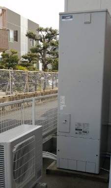 愛知県名春日部市 T様 三菱電機エコキュート SRT-C465 460L角型エコオート 交換工事 交換後