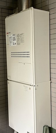 東京都江戸川区 N様 都市ガス ノーリツ給湯器 GTH-2444AWX3H-H-1 BL 24号フルオート給湯暖房給湯器 交換工事 交換後