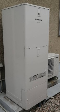 愛媛県稲沢市 N様 パナソニックエコキュート HE-J37KQS 370L薄型フルオート 交換工事 交換後