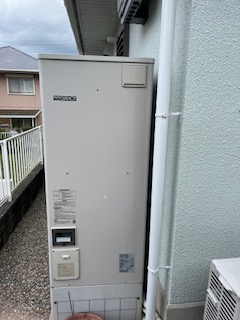 福岡県糟屋郡宇美町 I様 三菱電機エコキュート SRT-W465 460L角型フルオート 交換工事 交換前