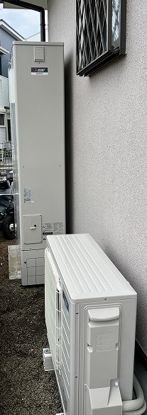 神奈川県平塚市 M様 三菱電機エコキュート SRT-S435UZ 430L薄型フルオート 交換工事 交換後